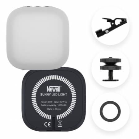 Newell Sunny - mała lampa LED, do smartfona